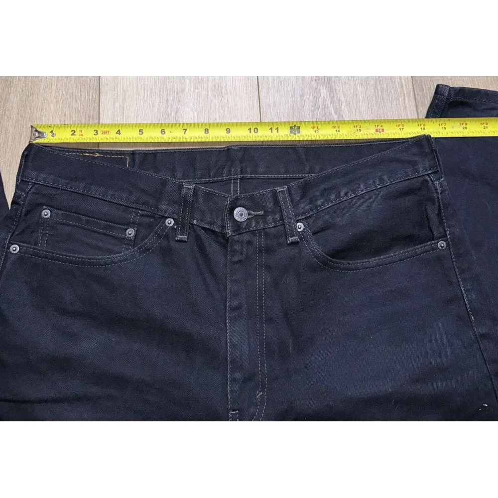 Levi's 505 Men's Regular Fit Jean, 34Wx32L -‎ Black Preowned
